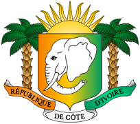 Coat of arms of Côte d'Ivoire (1997-2001 variant)