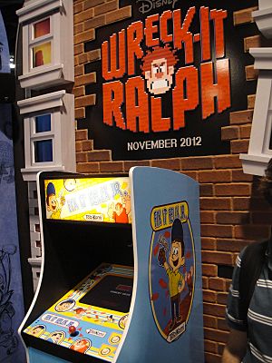D23 Expo 2011 - Fix-It Felix Jr arcade game (Wreck-It Ralph movie - Disney Animation booth) (6075802544).jpg