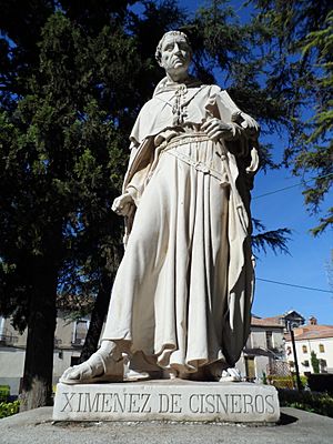Archivo:Estatua del Cardenal Cisneros