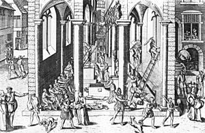 Archivo:Frans Hogenberg - The Calvinist Iconoclastic Riot of August 20, 1566 - WGA11470