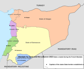 Archivo:French Mandate for Syria and the Lebanon map en