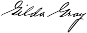 Gilda Gray signature.svg