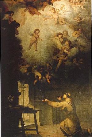La visión de San Antonio de Padua (Murillo) para Niños
