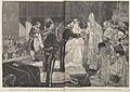 Le mariage du roi Alphonse XII et de la princesse Mercédés dans la cathédrale d'Atocha, de Vierge