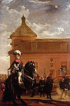 Archivo:Lección de equitación del príncipe Baltasar Carlos, by Diego Velázquez