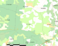 Map commune FR insee code 33305