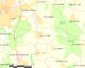 Map commune FR insee code 68331