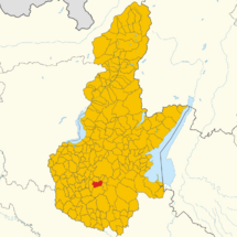 Map of Poncarale (Province of Brescia, region Lombardy, Italy 2024).svg
