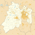 Mexico Estado de Mexico location map (urban areas)