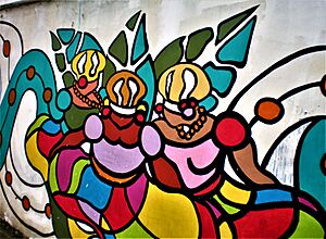 Archivo:Mural referido a los Congos (Colón)