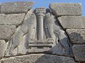 Mycenae lion gate detail dsc06384