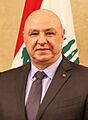Nikos Christodoulides meets with Joseph Aoun (cropped)