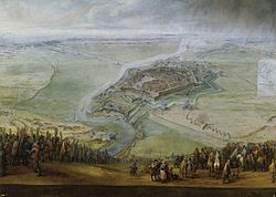 Archivo:Pieter Snayers Siege of Gravelines