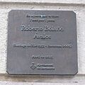 Placa de Bolaño en Barcelona