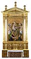 Reconstrucción virtual del retablo Andreu Artich-Paolo de San Leocadio en la Iglesia Parroquial de Enguera