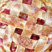 Rhubarb strawberry pie