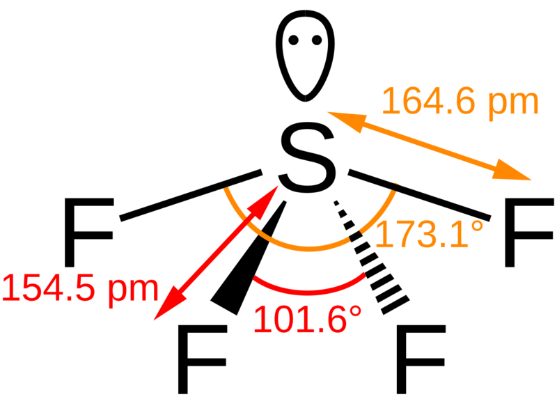 Sulfur-tetrafluoride-2D-dimensions