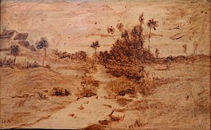 Archivo:Théodore Rousseau - Esquisse de paysage