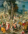 The Gathering of Manna-1540 1555-Bacchiacca