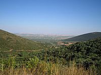 Archivo:Vista hacia el sur desde puerto de Los Santos (Ciudad Real)