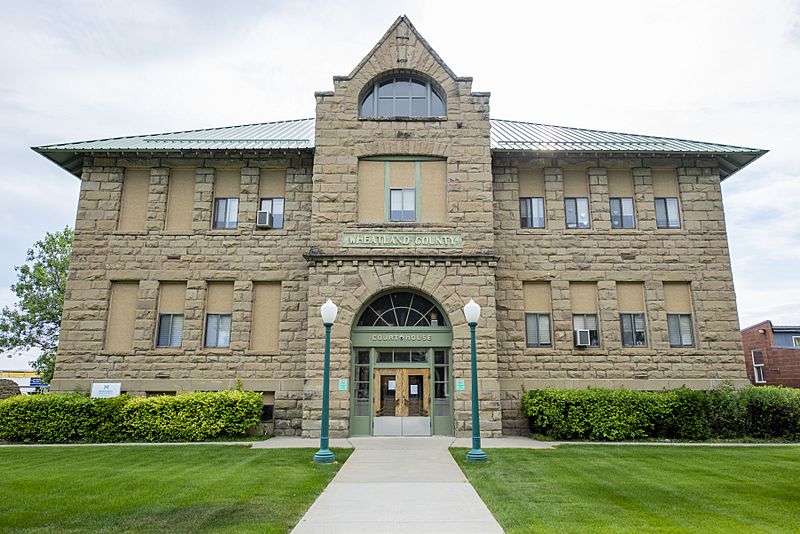 Wheatland County Courthouse July 2020