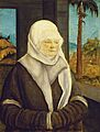 Wolf Huber - Bildnis einer Frau der Reuss-Familie (Colección Thyssen-Bornemisza)