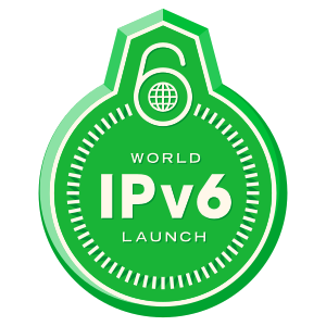 Archivo:World IPv6 launch badge