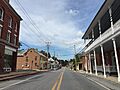 2016-09-20 14 16 38 View north along Main Street between Elizabeth Street and Dorcus Alley in Woodsboro, Frederick County, Maryland
