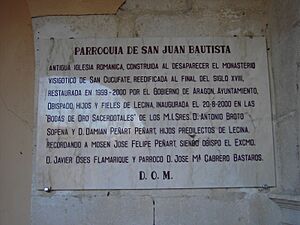 Archivo:279.Lezina - Placa dera ilesia
