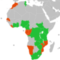 AfriMusic Song Contest 2020 map
