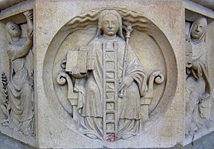Archivo:Alegoría de la alquimia en Notre-Dame