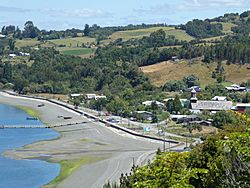 Vista de Calen, comuna de Dalcahue.
