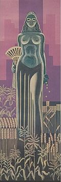 Archivo:Ceres mural, John W. Norton, 1930 Chicago Board of Trade Building