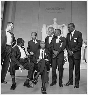 Archivo:Civil Rights March on Washington, D.C. (Leaders of the march) - NARA - 542056
