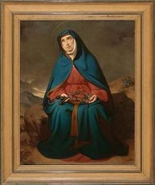 Claudio Lorenzale. Virgen de los Dolores. Madrid, colección particular