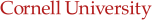 Cornell University logo