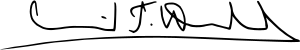 David Woodard signature