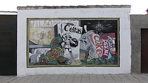 Archivo:Grafitti en las calles del pueblo