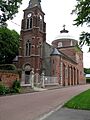 Grivesnes église (porche et dôme)