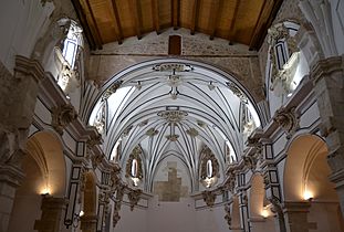 Interior de l'església del Socós, Xèrica