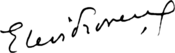 Maklouf Evariste Levi signature.png
