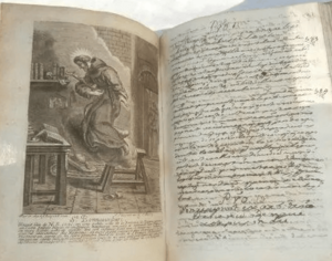 Archivo:Manuscrito ilustrado del siglo XVIII