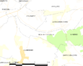 Map commune FR insee code 14448