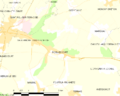 Map commune FR insee code 62717