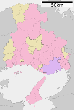 Archivo:Map of Hyogo Prefecture Ja