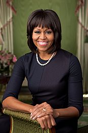 Michelle Obama 2013 official portrait