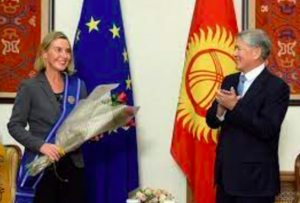 Archivo:Mogherini and region of Central Asia