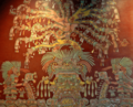 Mural en Tepantitla - Museo Nacional de Antropología - Sala 4 - Teotihuacan
