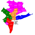 New York Metropolitan Area Counties Illustration