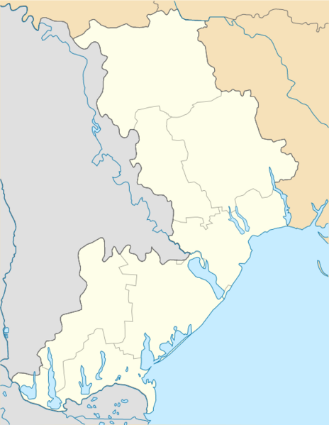 Odesa Oblast location map